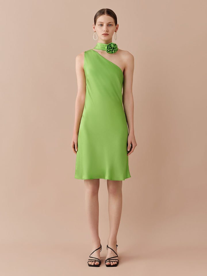 SILKINC One Shoulder Flower Dress, M SILKINC One Shoulder Flower Dress, M