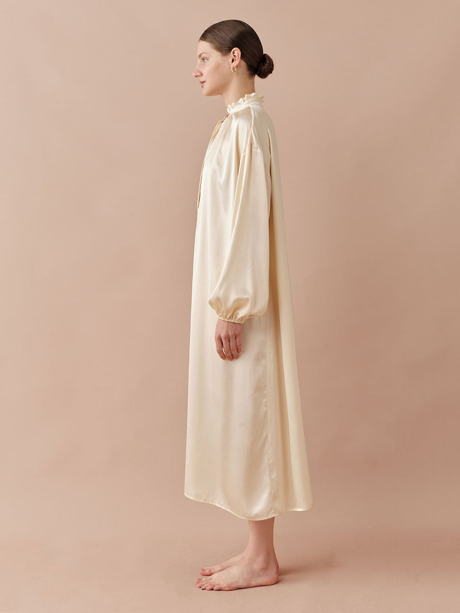 SILKINC Vintage Loose Shirt Nightgown