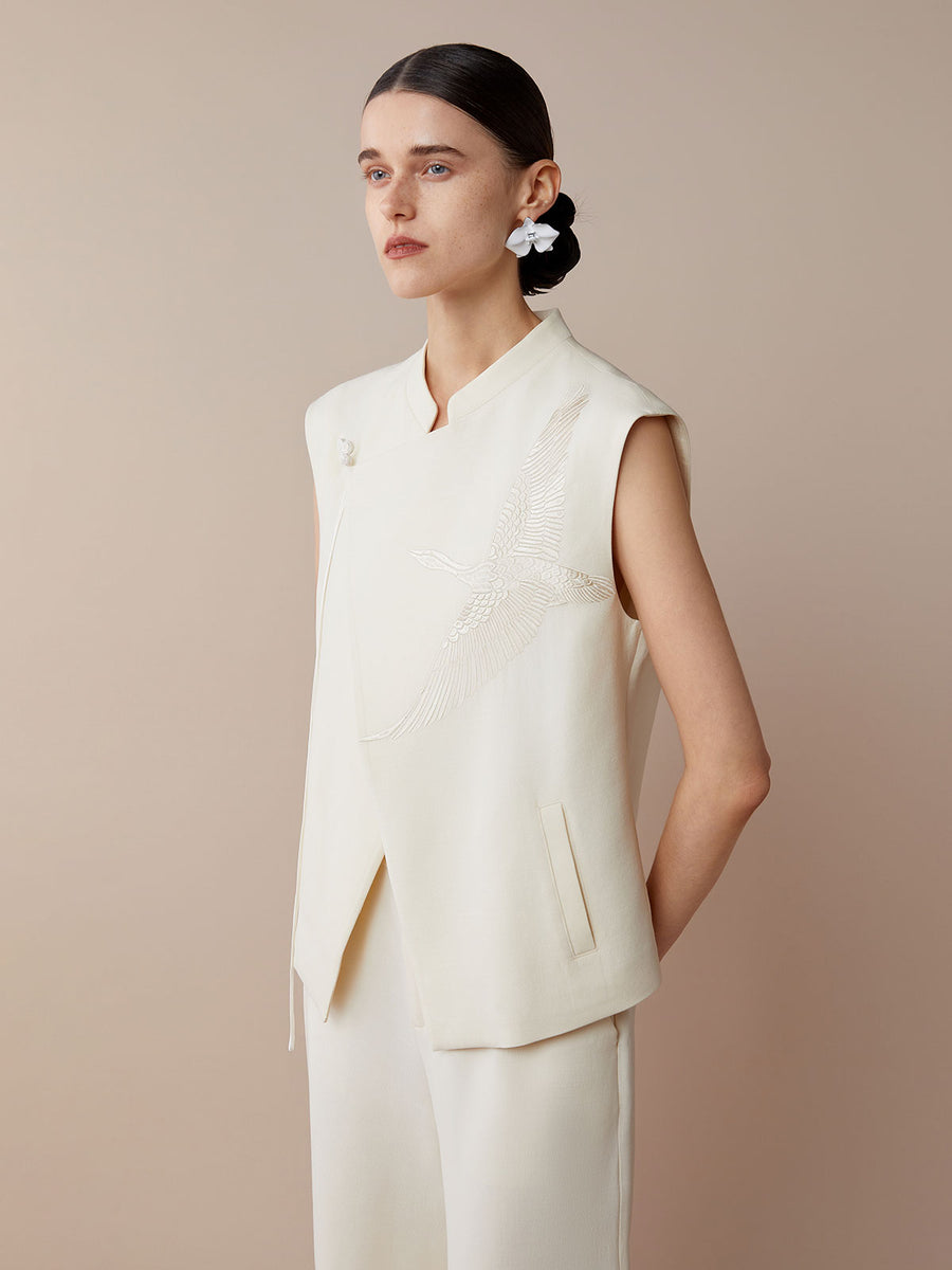SILKINC Jinghong Swan Goose Waistcoat (The Soaring Vest)
