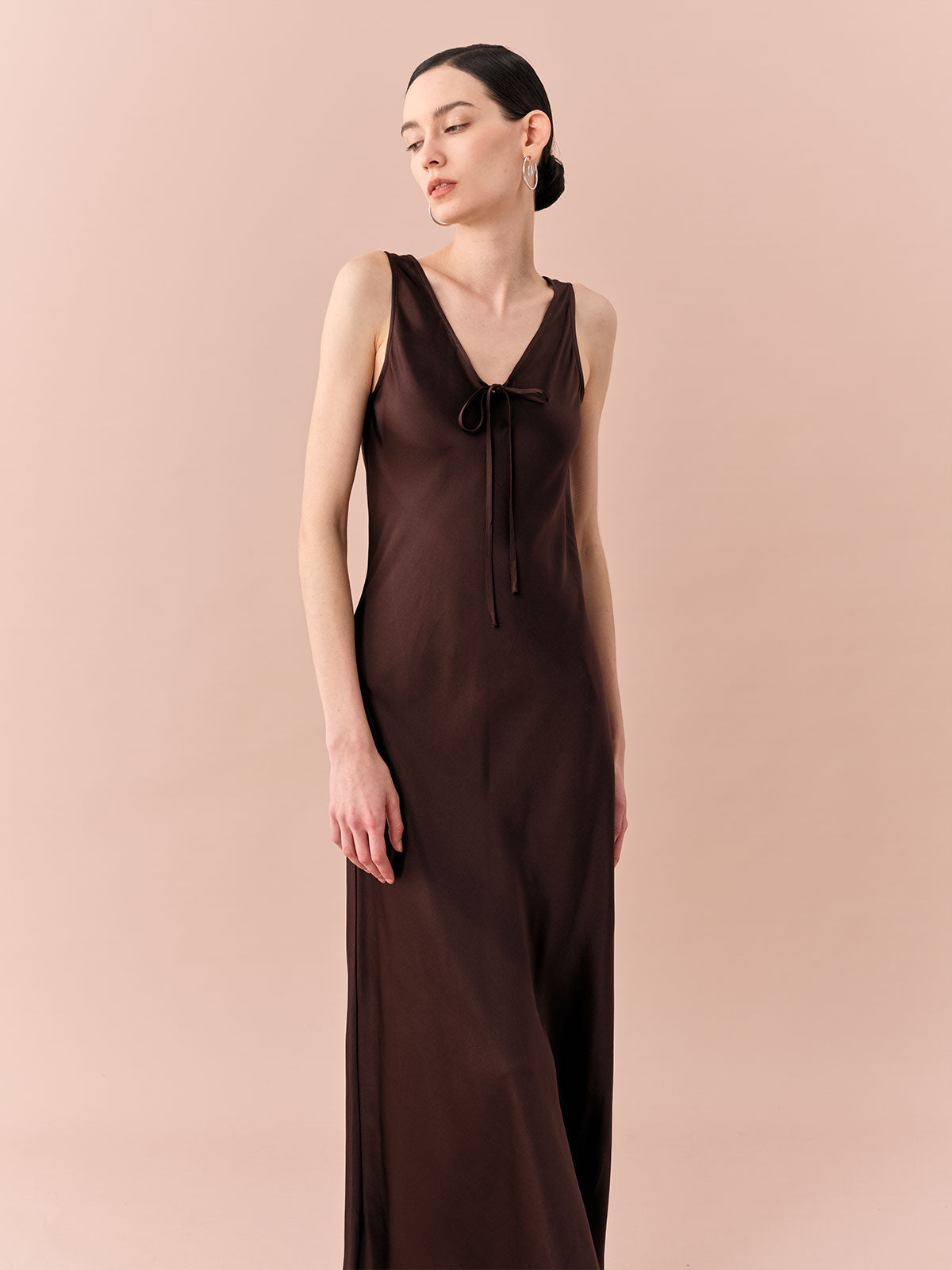 SILKINC Classic Sleeveless Boho Long Dress