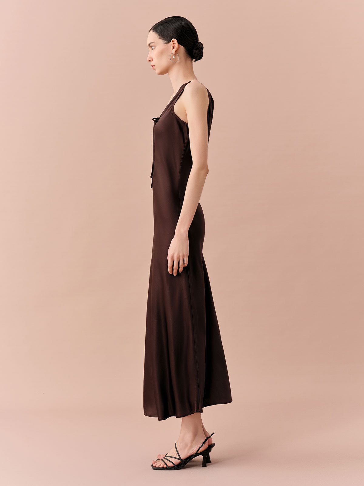 SILKINC Classic Sleeveless Boho Long Dress