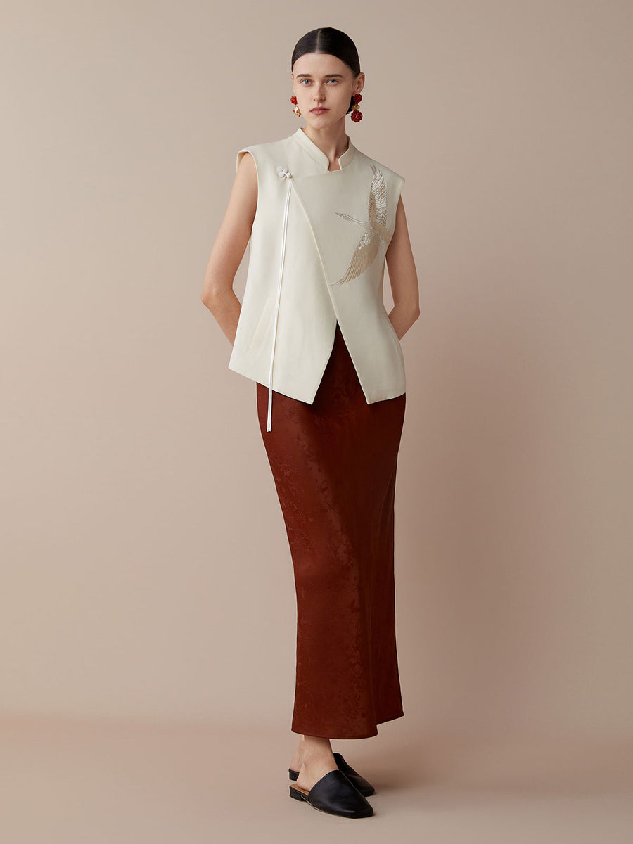 SILKINC Jinghong Swan Goose Waistcoat (The Soaring Vest)