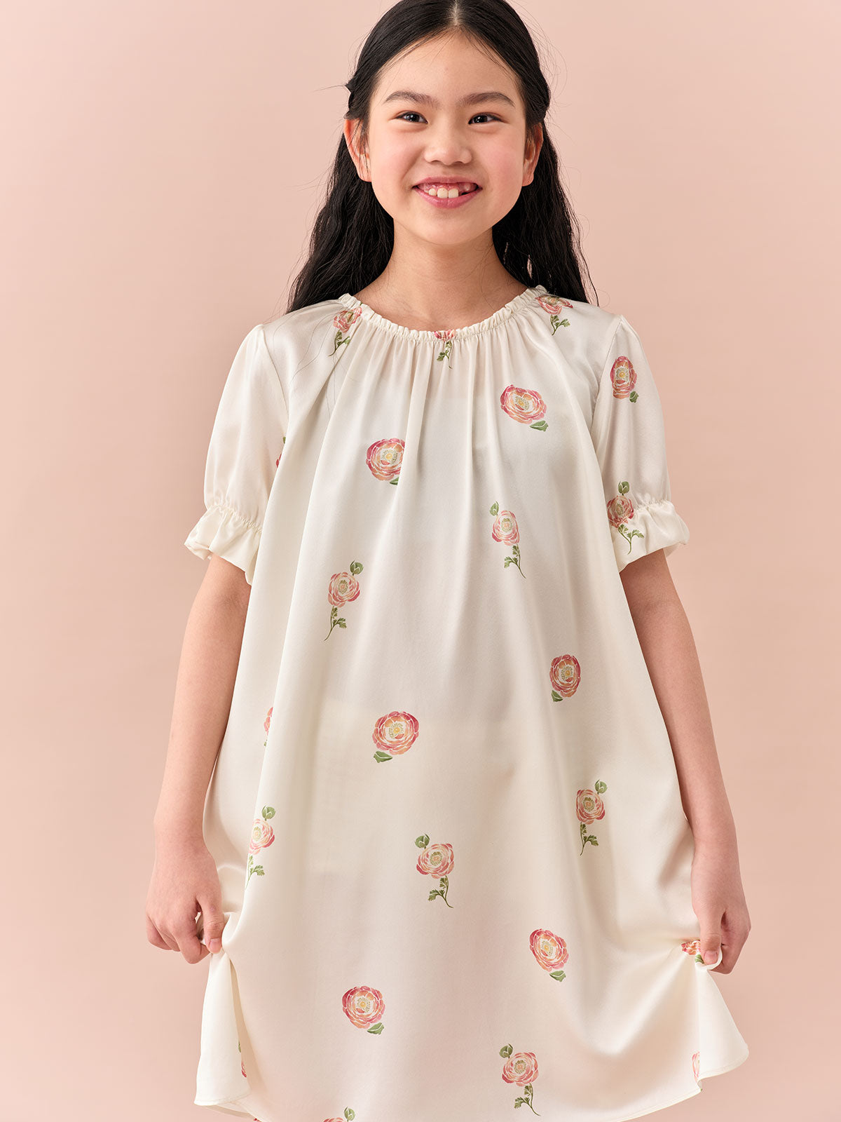 SILKINC Rose Kids Silk Nightdress