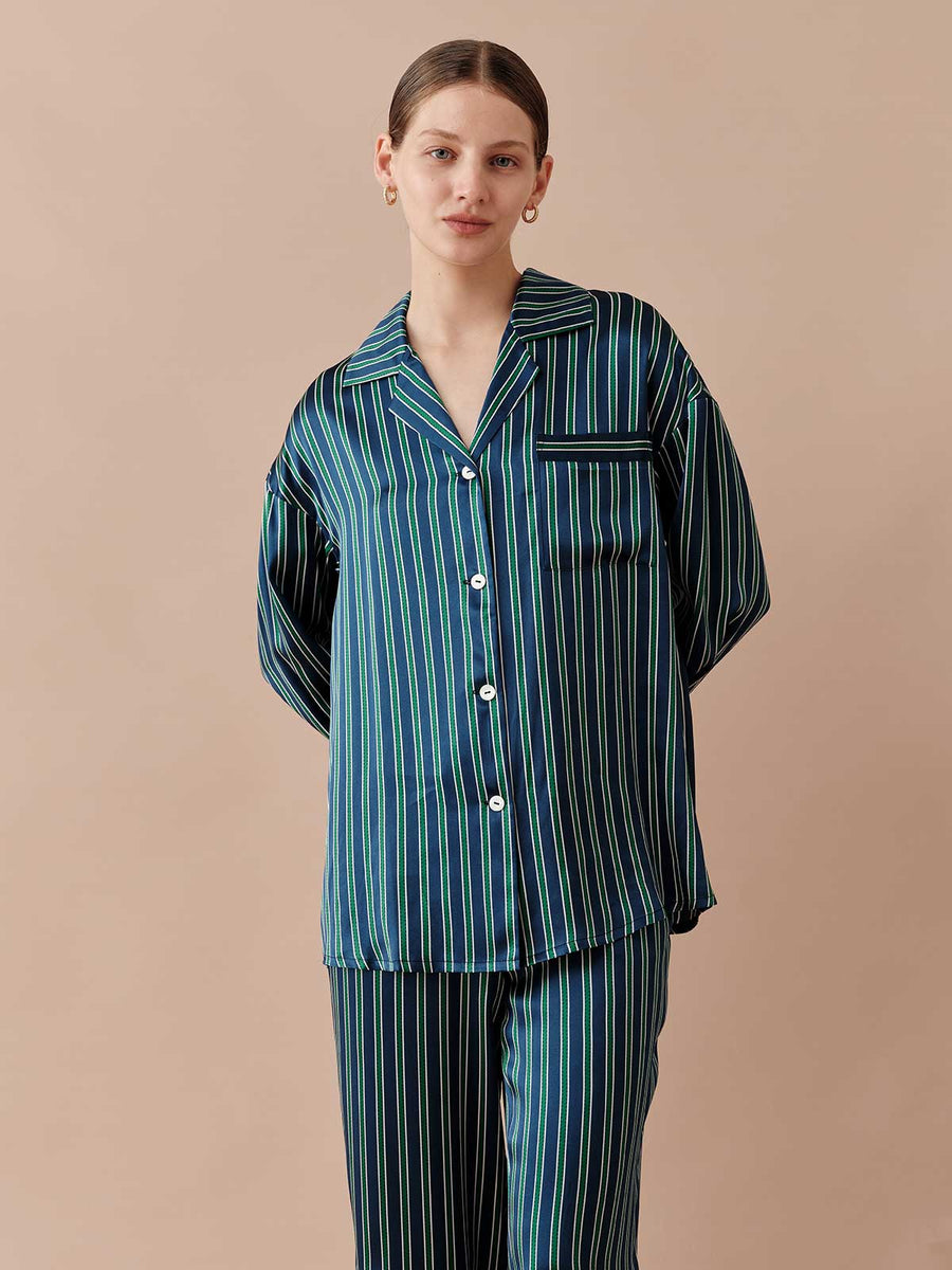 Deep Blue and Sea Green