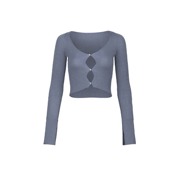 SILKINC Silk Cut-out Top