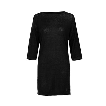 SILKINC Silk-Cotton Meditation Sweater Dress