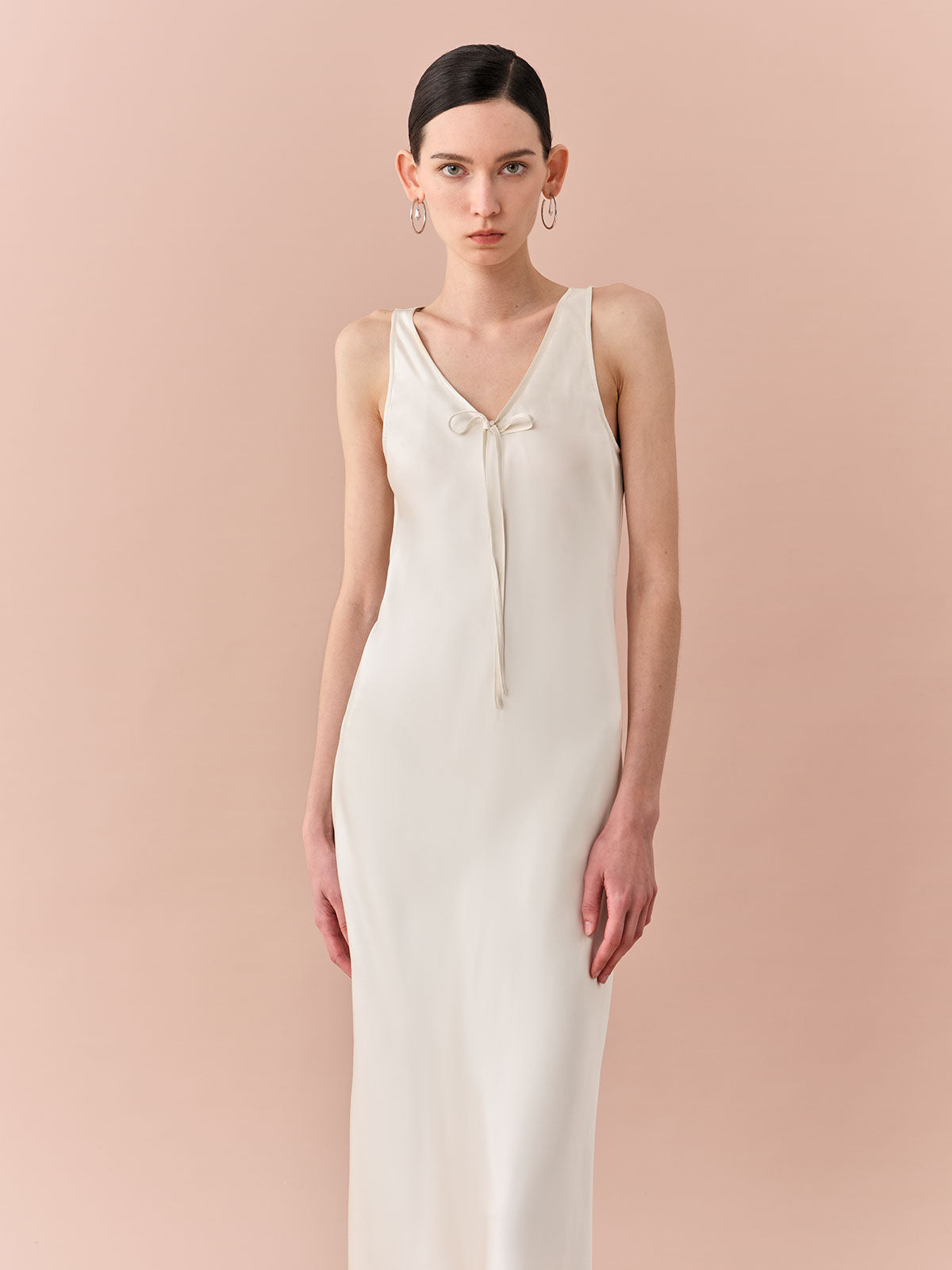 SILKINC Classic Sleeveless Boho Long Dress
