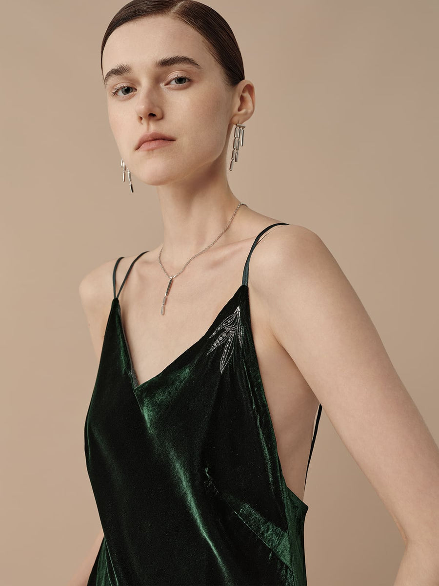silk velvet slip dress Silk Velvet Slip Dress