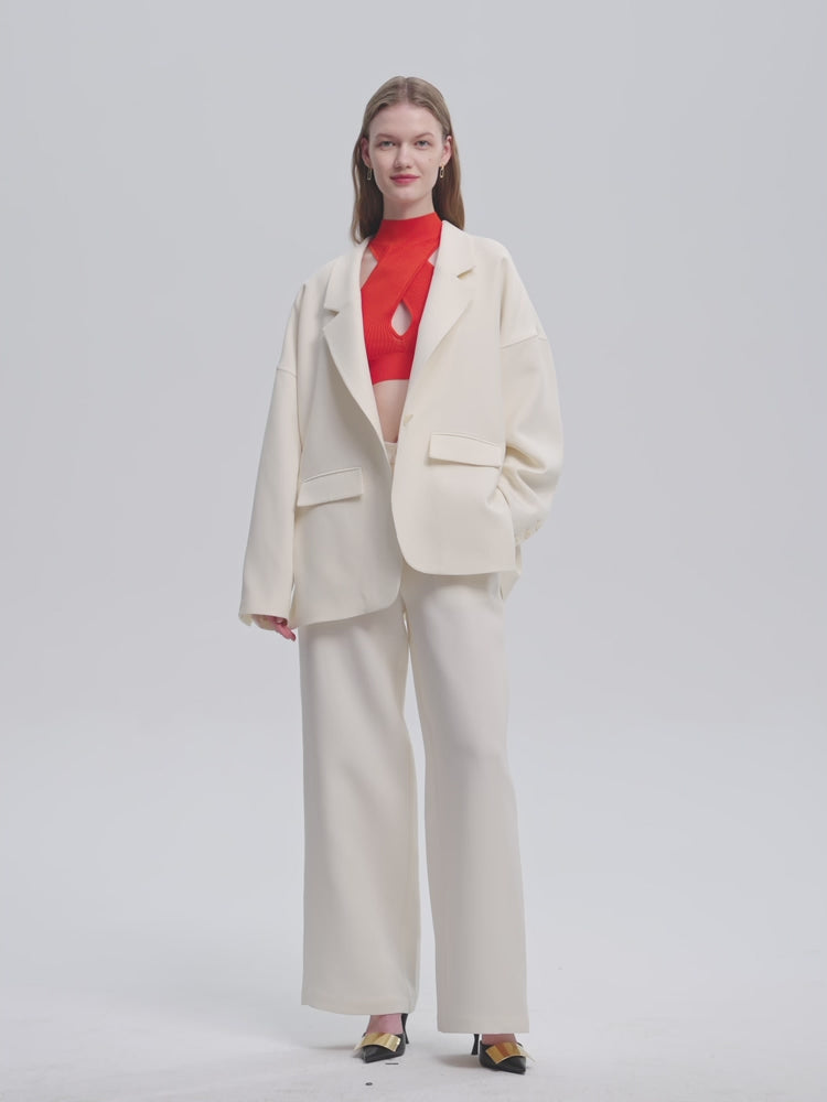 SILKINC Silk-Wool Blazer