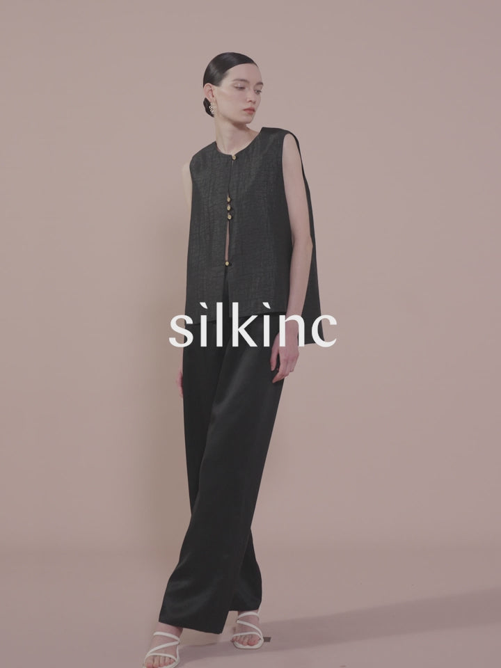 SILKINC Xiang Yun Sha Sleeveless Top