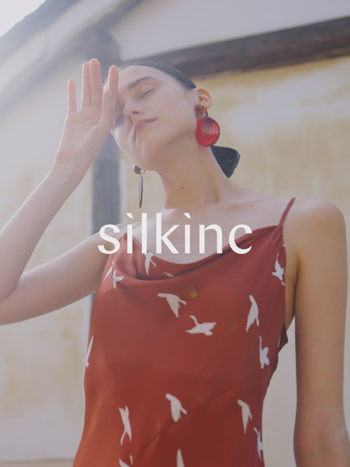 SILKINC Swan Goose Slip Dress (Swan Slip)