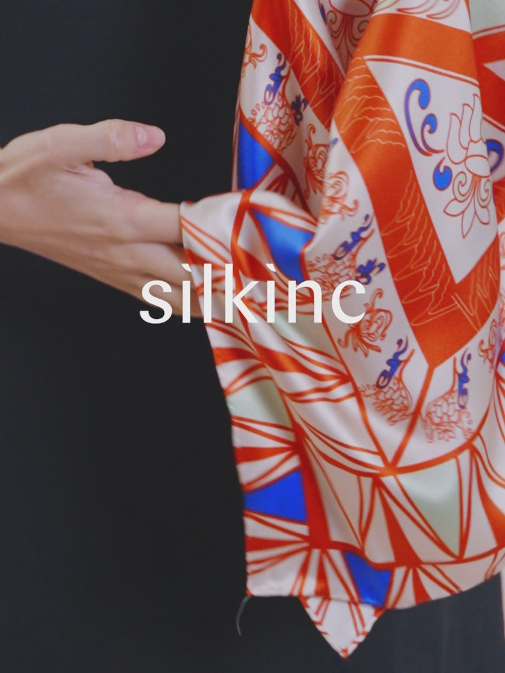 SILKINC Dunhuang Square Silk Scarf